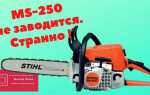 Почему не заводится stihl ms 250