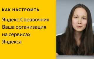 Что такое яндекс справочник