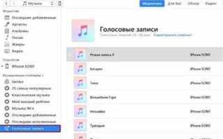 Как скачать запись с диктофона iphone на компьютер