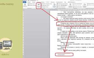 Как добавить сноску в word
