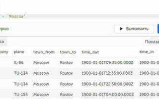 Какой из операторов вернет false sql