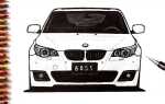 Как нарисовать bmw m5
