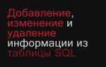 Как удалить поле в таблице sql