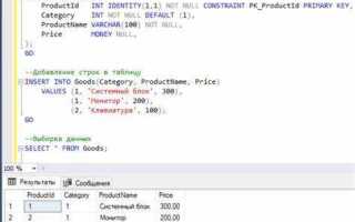 Как поменять тип поля в sql