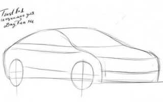 Как нарисовать машину audi