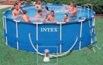 Как собрать бассейн intex круглый каркасный 305х76см