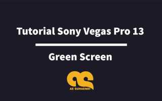 Как сделать серый экран в sony vegas 13