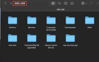 Почему mac не видит флешку