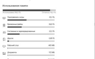 Сколько весит папка windows 10