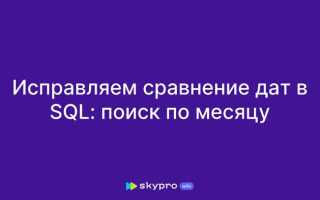 Как указывается дата в sql