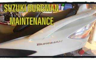 Как сбросить oil change на suzuki burgman 400