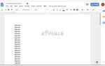 Как удалить пустую страницу в google docs