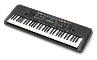 Как пользоваться синтезатором yamaha