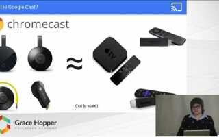 Что такое google cast