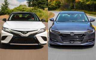 Что лучше honda accord или toyota camry