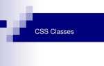 Как создаются классы css