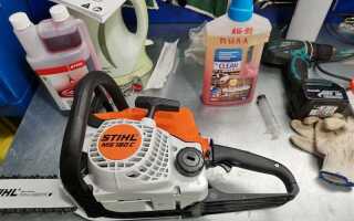 Как заправить бензопилу stihl