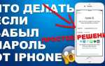 Что делать если забыл пароль от apple id