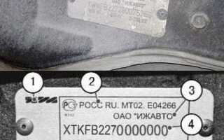 Где находится номер двигателя kia spectra