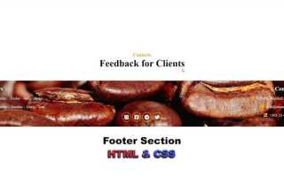 Как сделать footer html css