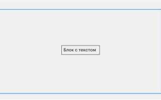 Как центрировать блок по вертикали css
