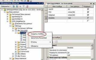 Как создать новый столбец в sql запросе