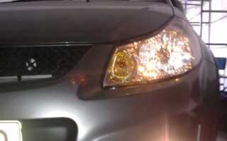 Как снять фару suzuki sx4