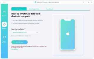 Где хранится резервная копия whatsapp на iphone
