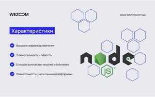 На чем написан node js