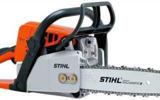 Как правильно завести бензопилу stihl