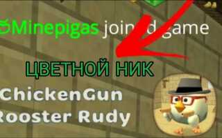 Как сделать цветной ник в hoi