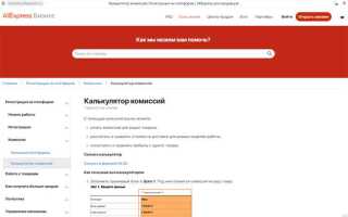Какая комиссия на яндекс маркете