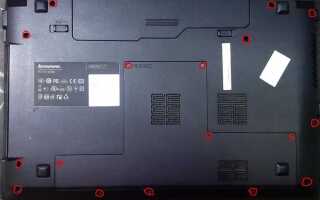 Как разобрать lenovo b570e