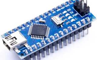 Как подключить arduino nano к компьютеру