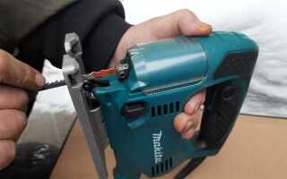 Как вставить лезвие в лобзик makita