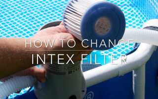 Как собрать фильтр для бассейна intex