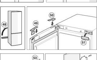 Как перевесить дверь холодильника indesit