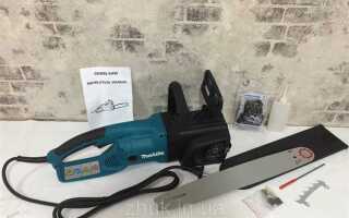 Как снять цепь с электропилы makita uc4030a