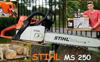 Как заправлять пилу stihl ms 250 35