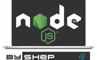 Как установить библиотеку в node js