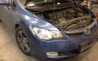 Как открыть капот honda accord 7