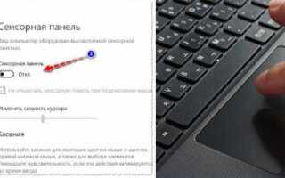 Как отключить тачпад на ноутбуке windows 10