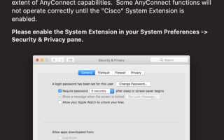 Как удалить cisco anyconnect с mac os