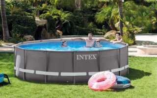 Как сложить бассейн intex на зиму