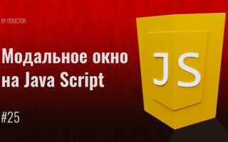Как сделать модальное окно css