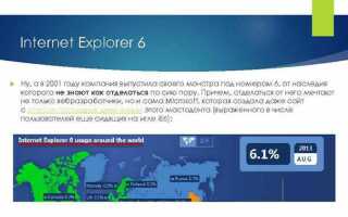Зачем нужен internet explorer