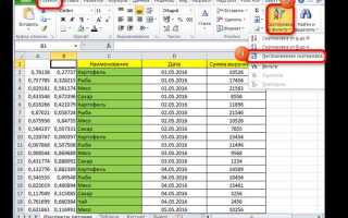Как найти уникальные значения в столбце excel
