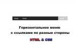 Как сделать горизонтальную линию в html и css