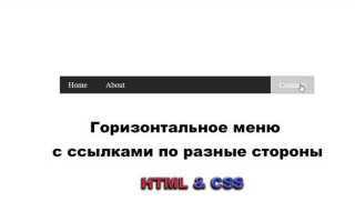 Как сделать горизонтальную линию в html и css