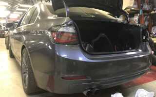 Как вскрыть фонарь задний bmw f30